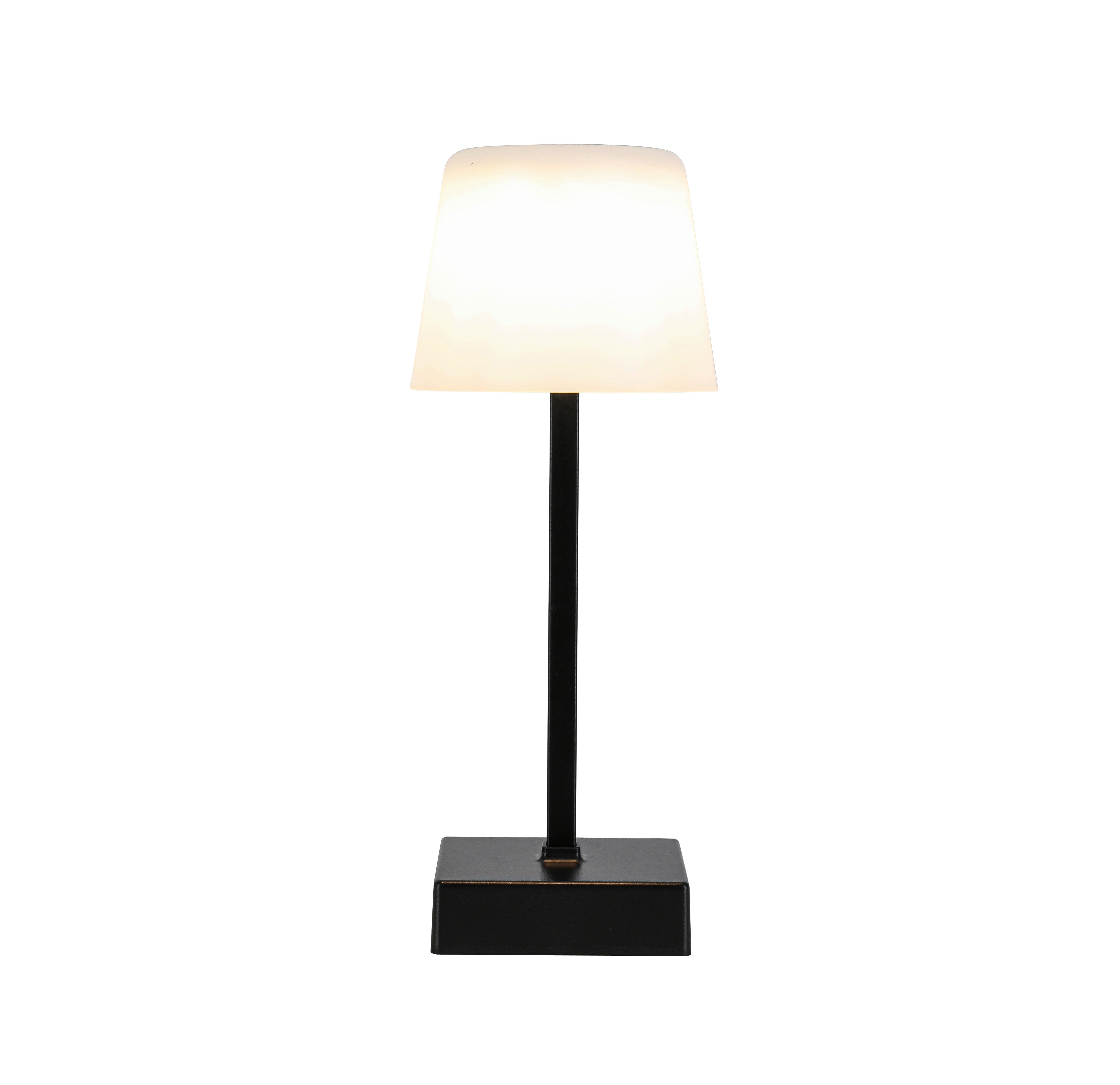 PORTABEL LAMPA EMO - vit/svart, Modern, metall/plast (10,5/25cm) - Mömax