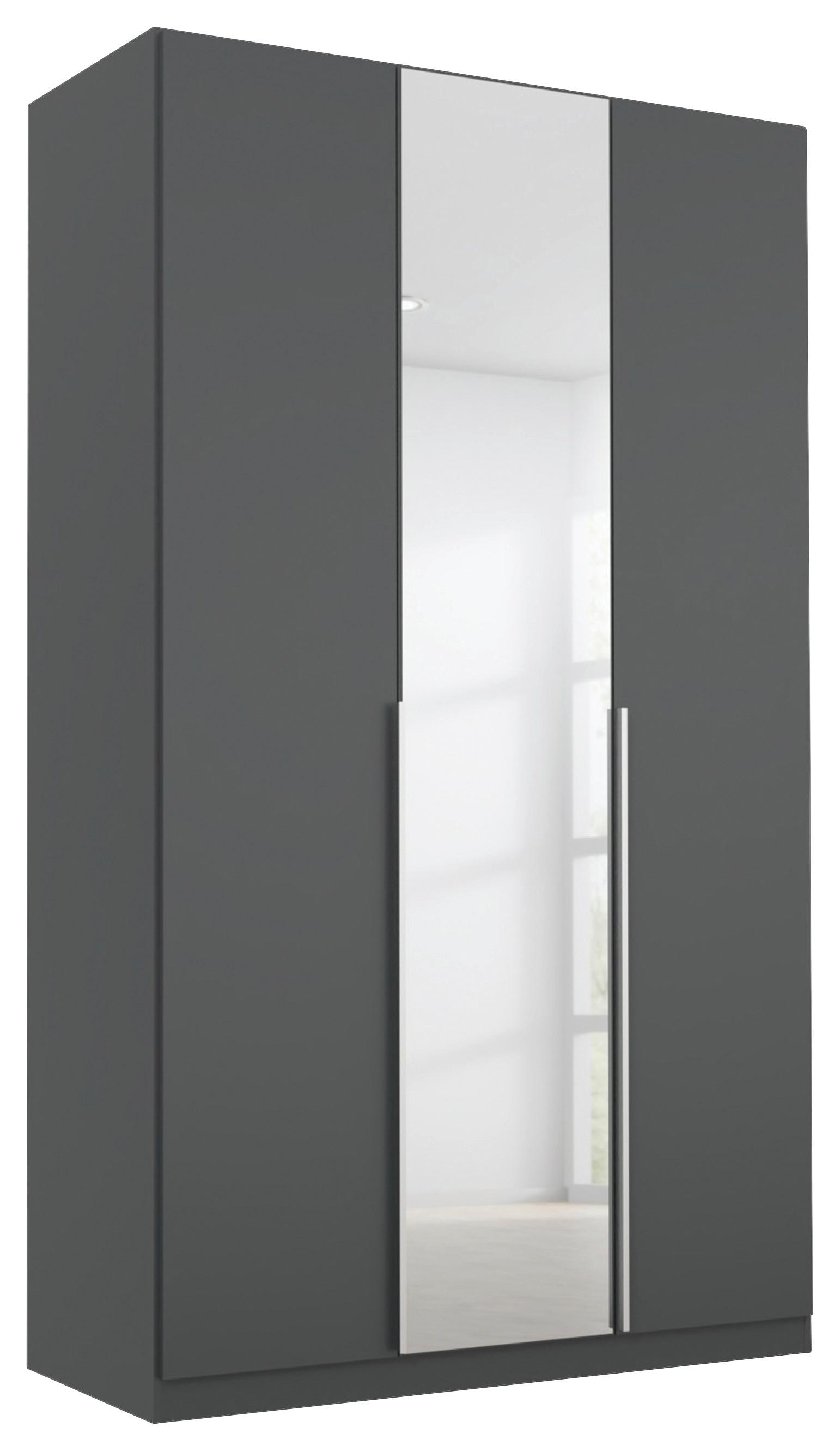 DULAP USI ROTATIVE ALABAMA - argintiu/gri, Modern, material pe bază de lemn (136/229/54cm) - Modern Living