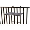 Balkonklapptisch ca. 40x60 cm Anthrazit - Anthrazit, Basics, Holzwerkstoff/Metall (40/60/20cm) - Gardenson