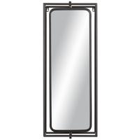 Regal Basti in Schwarz - Hellbraun/Dunkelgrau, LIFESTYLE, Glas/Holz (32/80/20cm) - Mömax