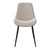 Tischgruppe Eolona Creme 5-tlg. - eukalyptusträ färg/svart, Modern, metall/trämaterial (120/76/120cm) - Bessagi Home
