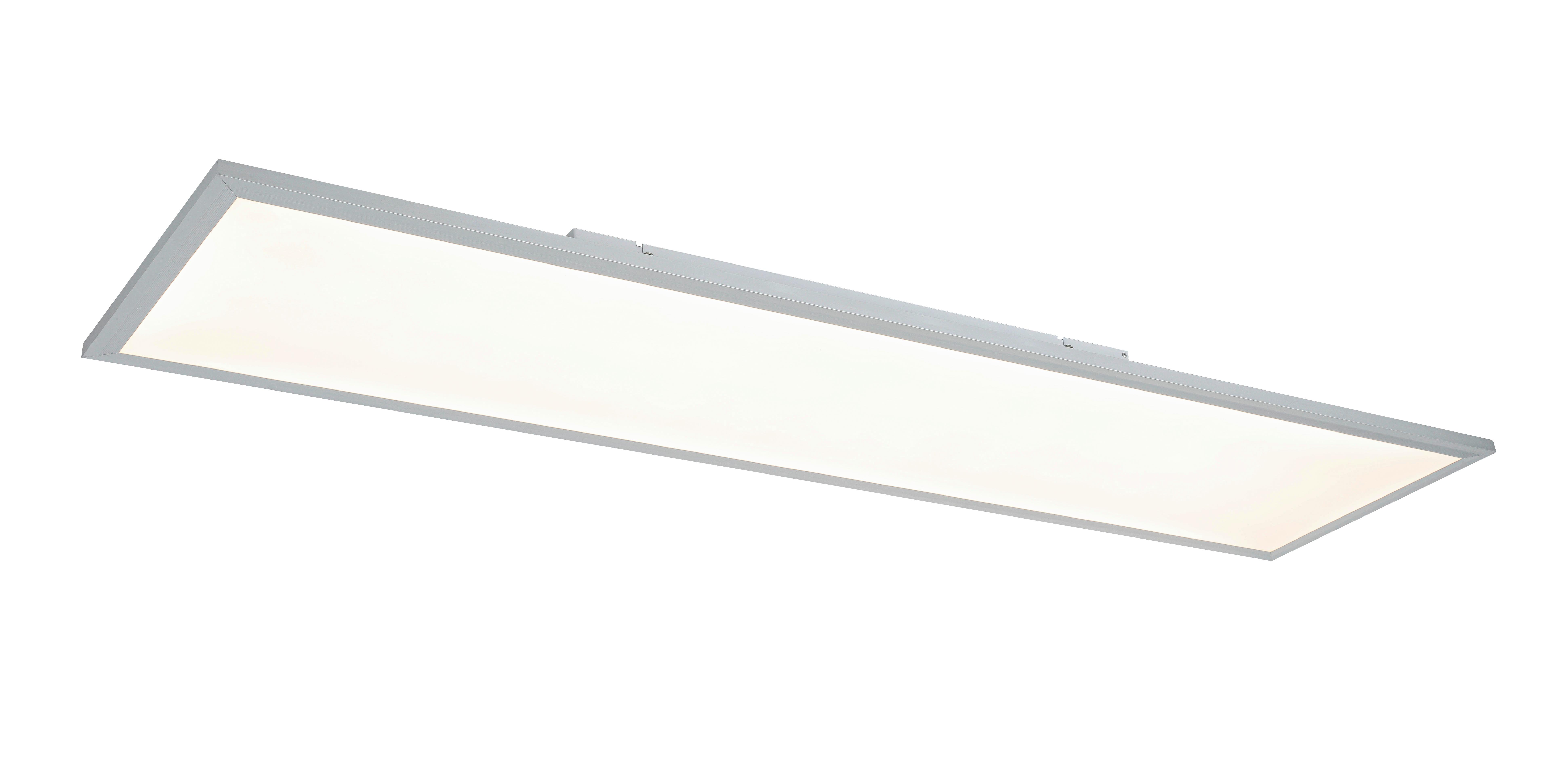 LED-TAKLAMPA CORNELIUS -AKT- - vit/silver, Modern, metall/plast (120/30/7,5cm) - Mömax