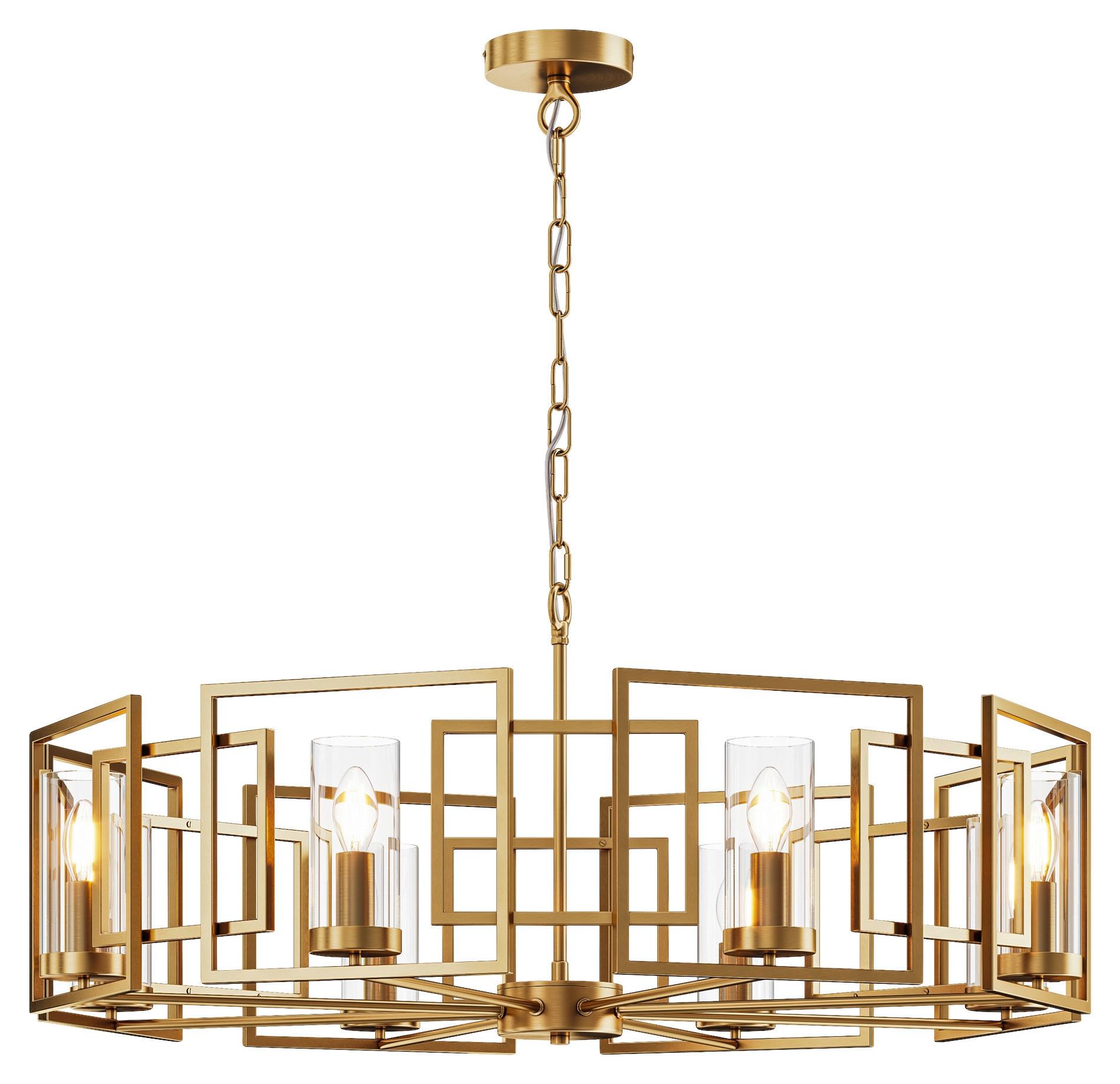KRONLEUCHTER BOWI - Klar, Trend, Glas/Metall (87,5/60,5/87,5cm) - MAYTONI