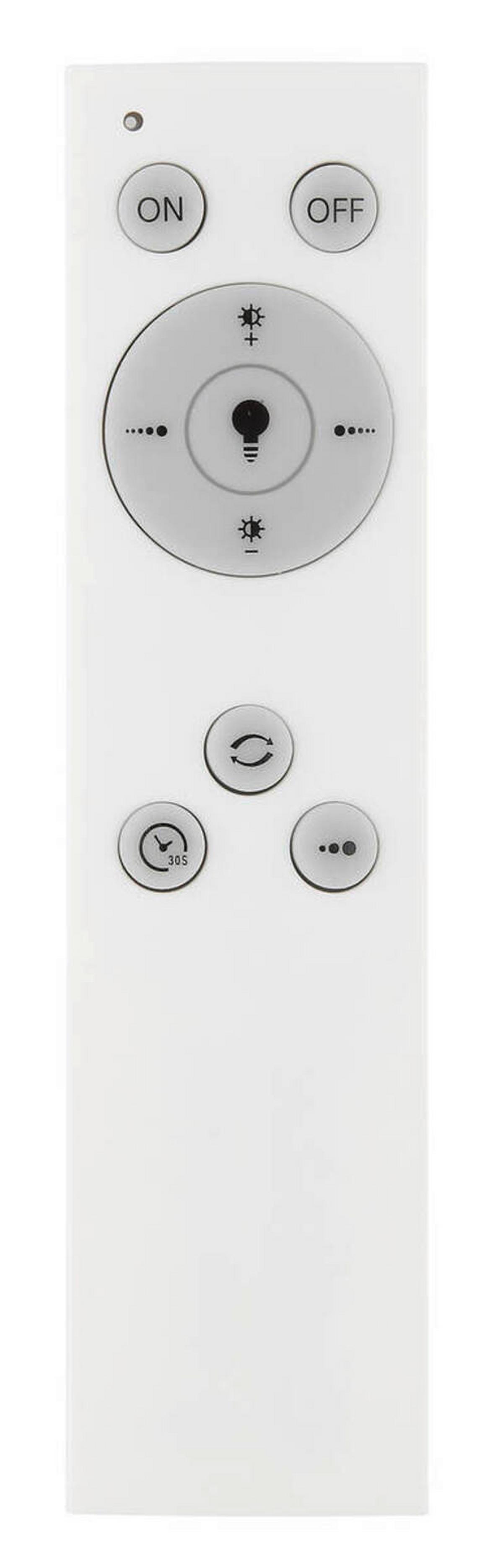 LED-DECKENLEUCHTE 48389-40 DANI - Chromfarben/Weiss, Basics, Kunststoff (50/9.5cm) - Globo