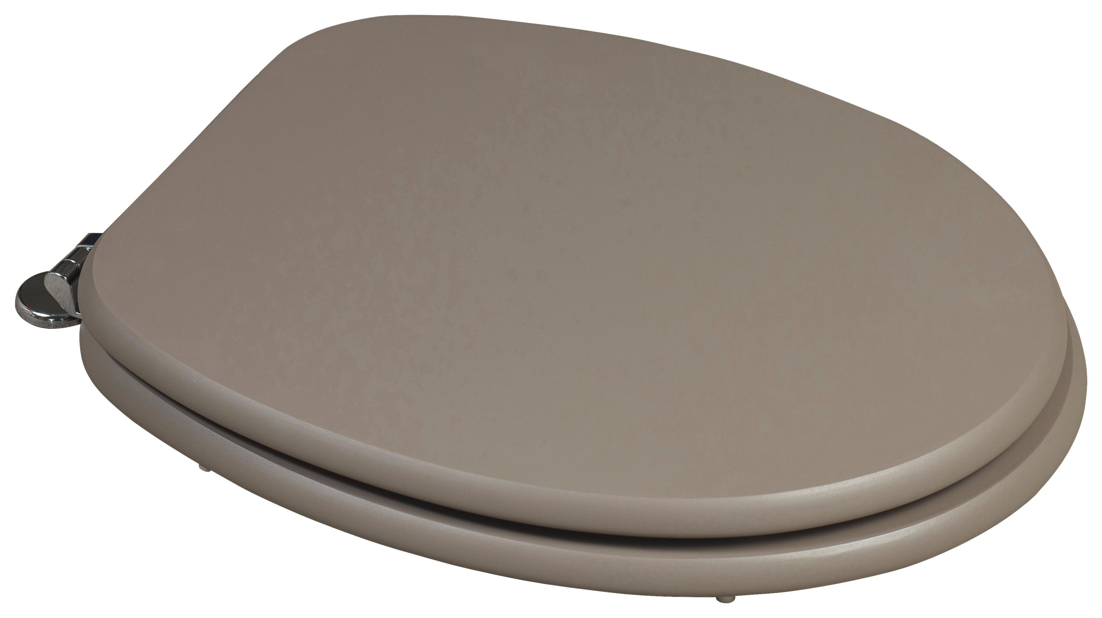 Wc-ülőke Taupe Mdf - (37,1/4,5/44,1cm)