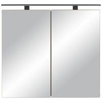 Spiegelschrank in Artisan Eiche - Modern, Glas/Holzwerkstoff (80/71/18cm) - Premium Living