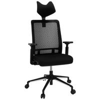Pisarniški Stol Skate Ma, Črna - črna, Moderno, umetna masa/tekstil (62/146/63cm) - MID.YOU