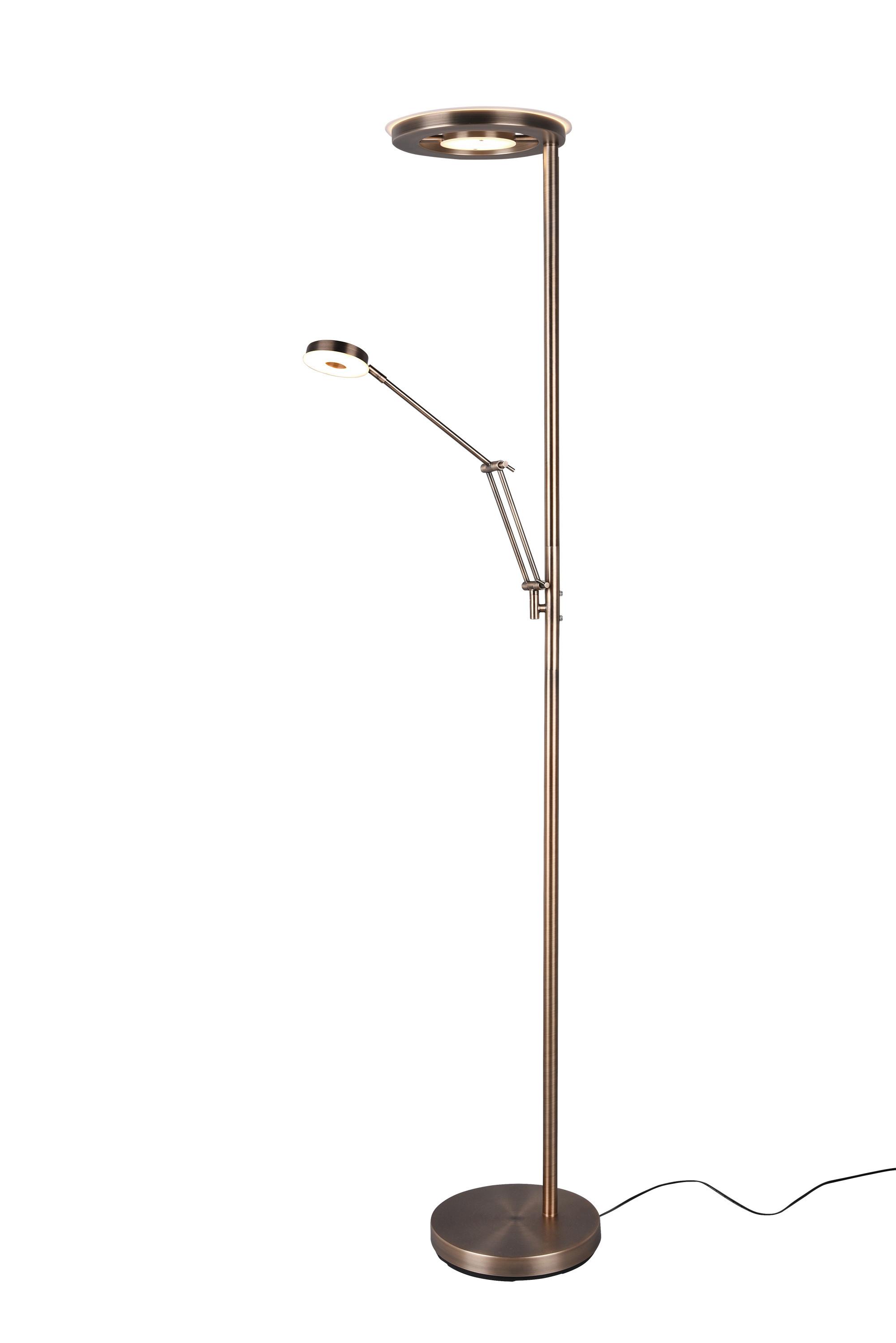 LED-Stehleuchte Barrie Messingfarben max. 32 Watt - Messingfarben, Basics, Metall (181/30cm) - Trio Leuchten