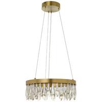 KRYSZTAŁOWA LAMPA WISZĄCA G51321/18 CELESTIA - kolor mosiężny, Konventionell, metal/szkło (40/150cm) - Brilliant