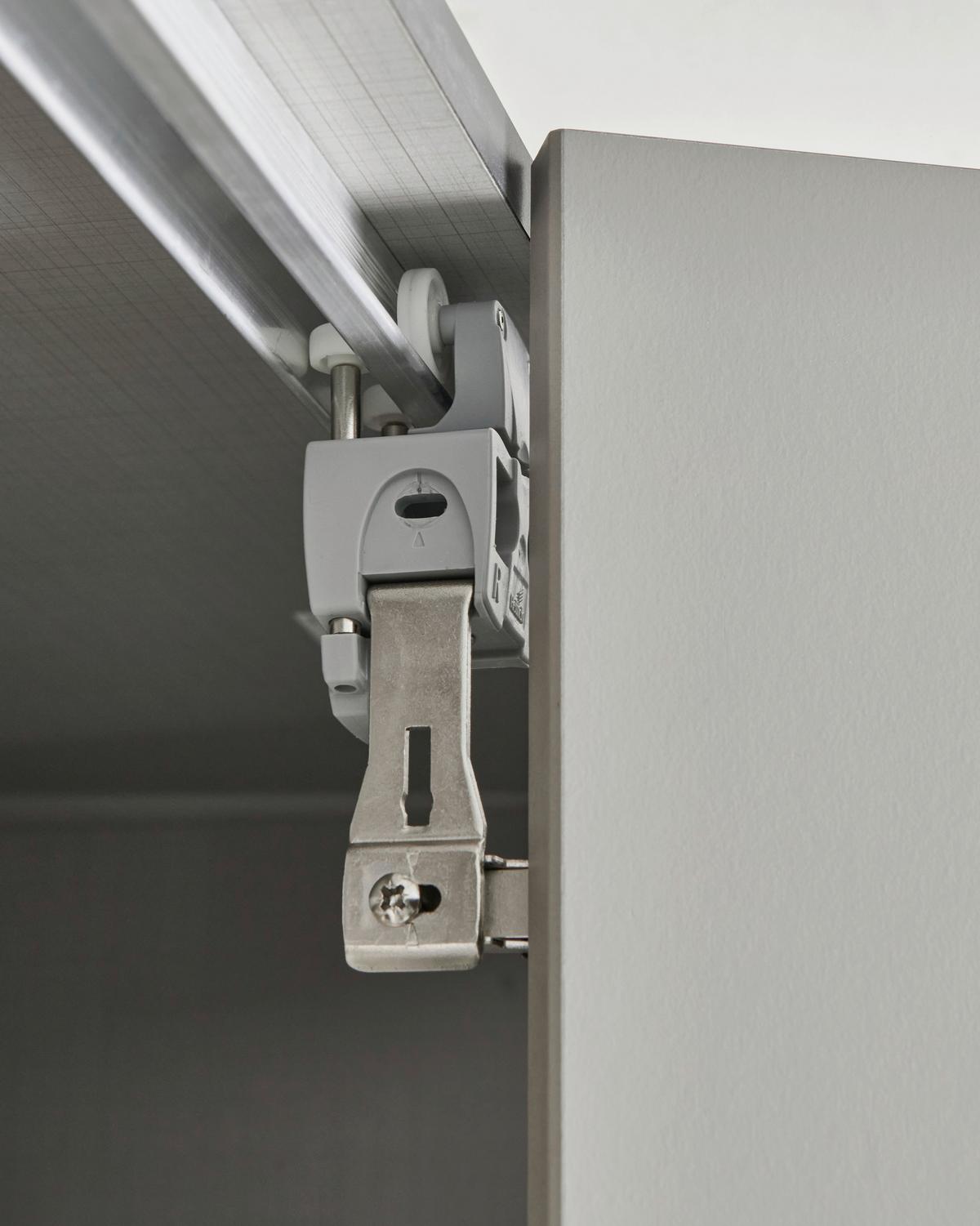 Kleiderschrank Oxford Graphitfarben/Weiß - Graphitfarben/Weiß, KONVENTIONELL, Holzwerkstoff (250/216/58cm) - Premium Living