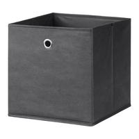 Faltbox Schwarz Ca. 30x30x30cm - Schwarz, Konventionell, Karton/Textil (30/30/30cm) - Based