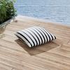 Outdoorkissen Giada Schwarz/Weiß ca. 45x45 cm - Schwarz/Weiß, MODERN, Textil (45cm) - Bessagi Garden