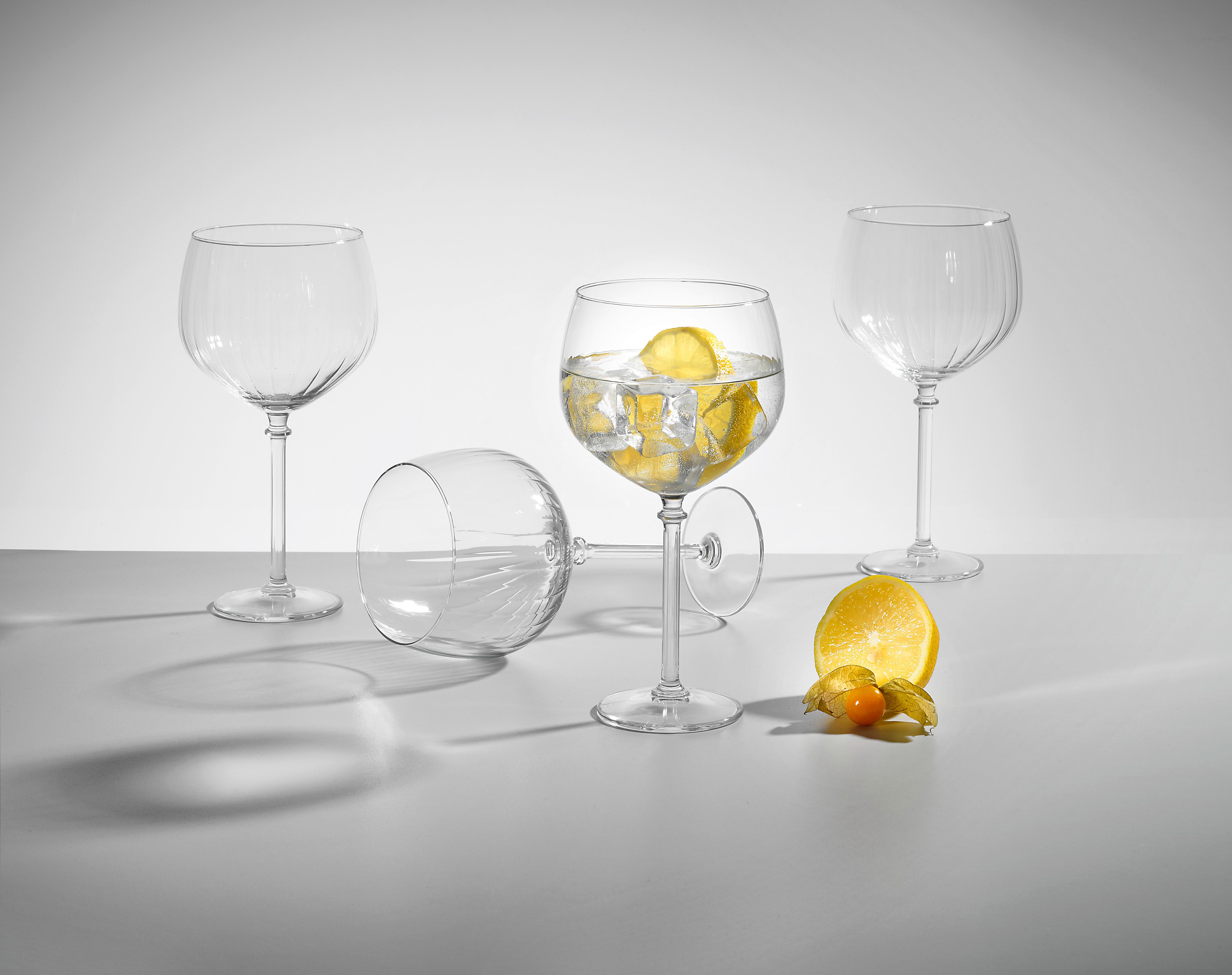 SET DE PAHARE GIN - străveziu, Modern, sticlă - Mömax