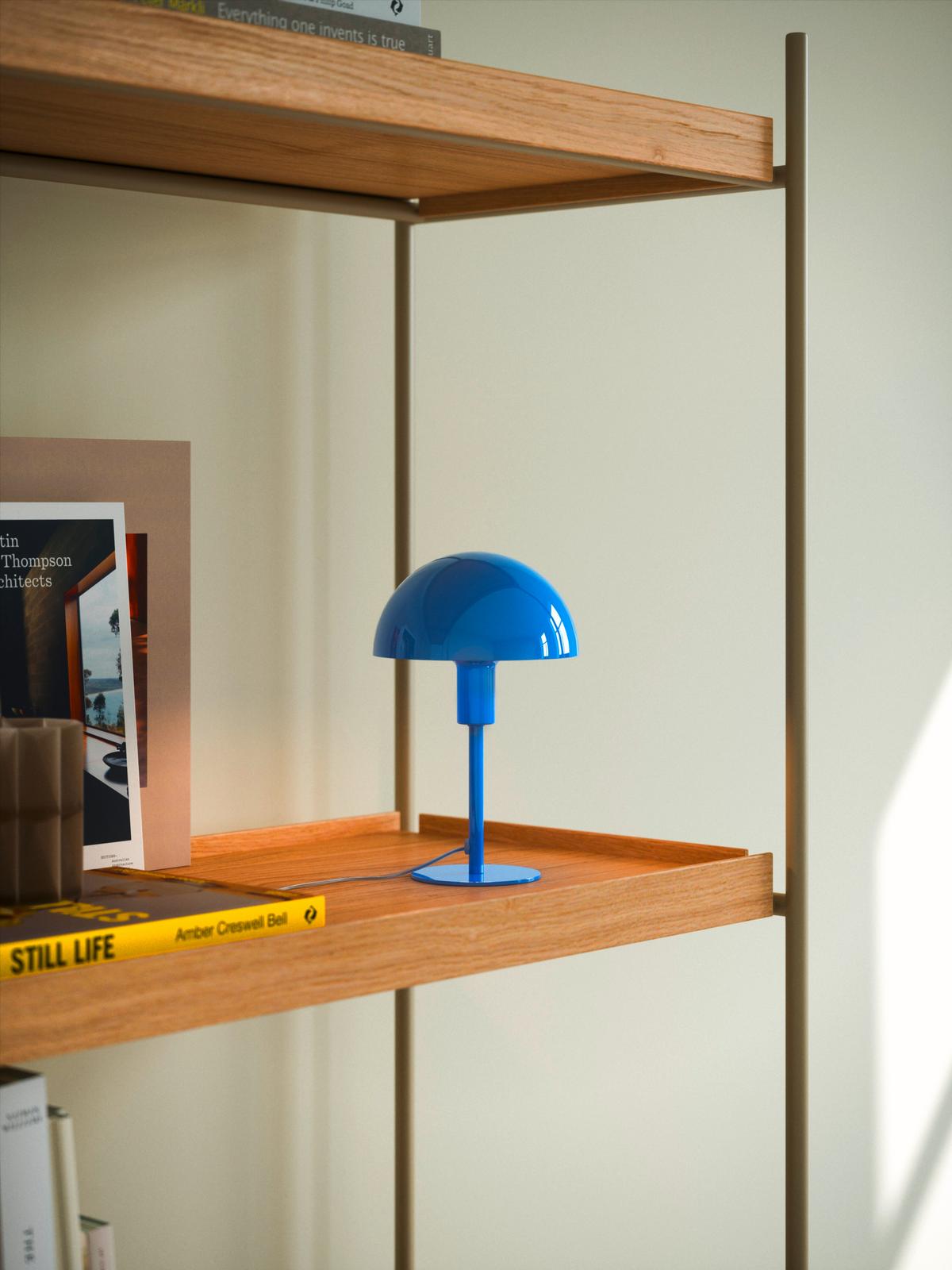 LAMPA STOŁOWA 2213745006 ELLEN MINI BLAU - niebieski, Design, metal (16/25cm) - Nordlux