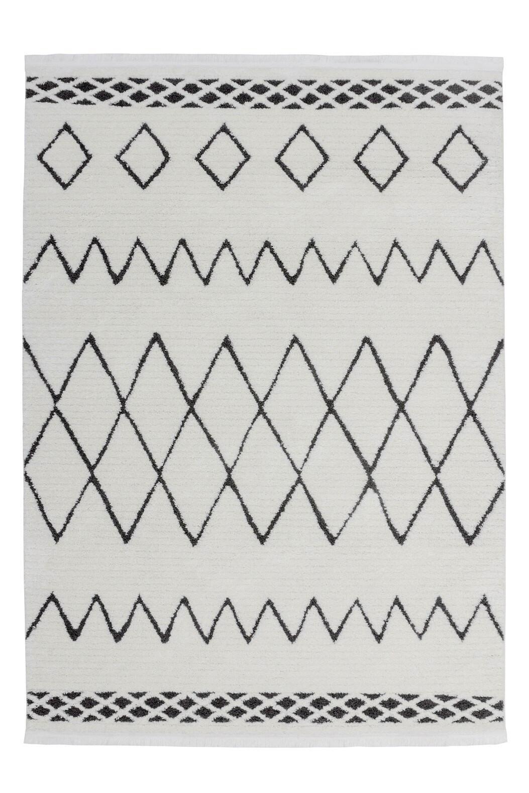 TEPPICH AGADIR 310 SCHWARZ - Schwarz, Konventionell, Textil (160/230cm) - Kayoom