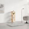 ÉTAGÈRE ZORA -EXKLUSIV- - couleur naturelle/blanc, MODERN, matériau en bois/matériaux naturels (40/114/40cm) - Mömax