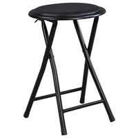 Sklopiva Stolica Ouzo 3 - crna, Moderno, metal/tekstil (30/45/30cm) - Modern Living