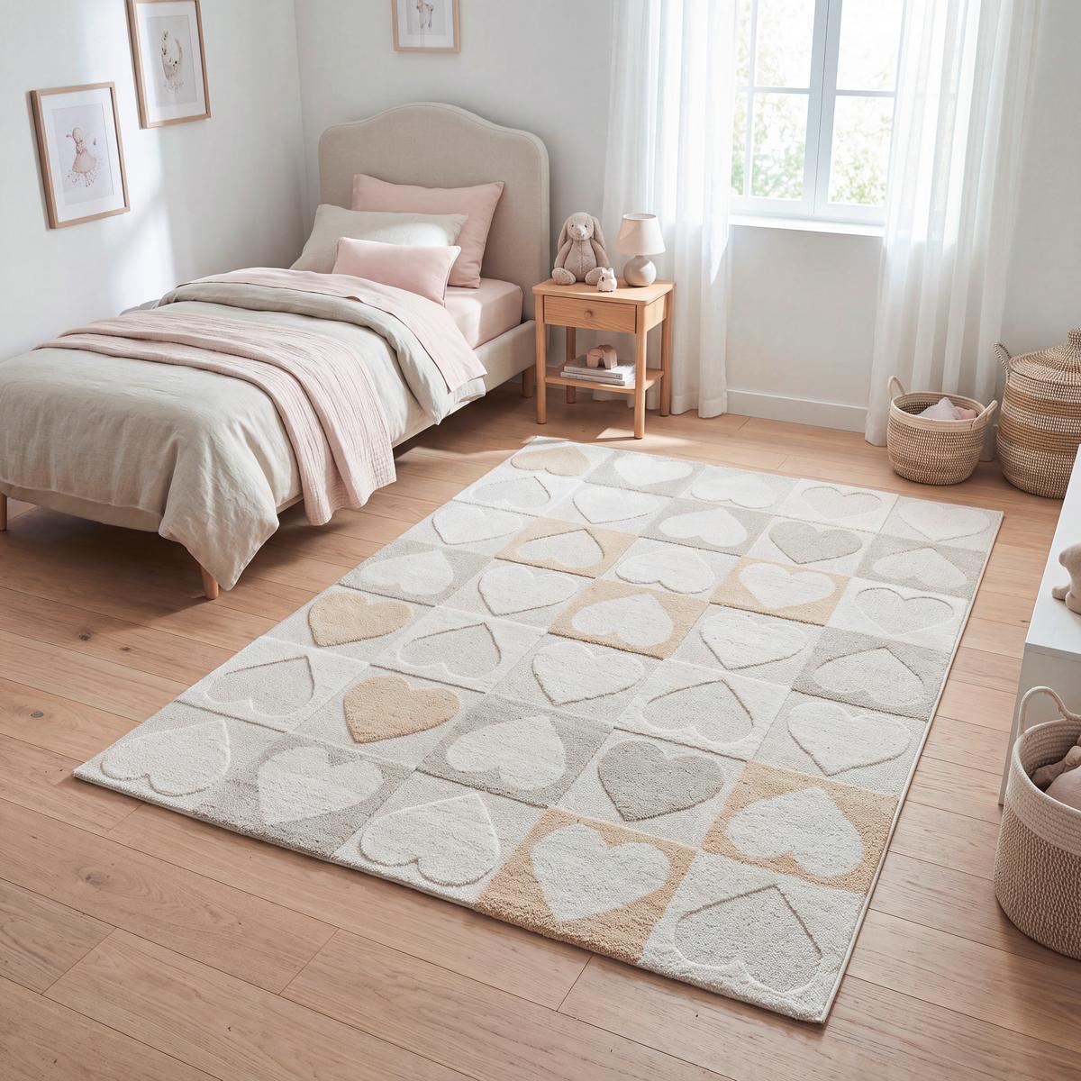 Dečji Tepih Lovia - krem, Konvencionalno, tekstil (120/170cm) - Mömax