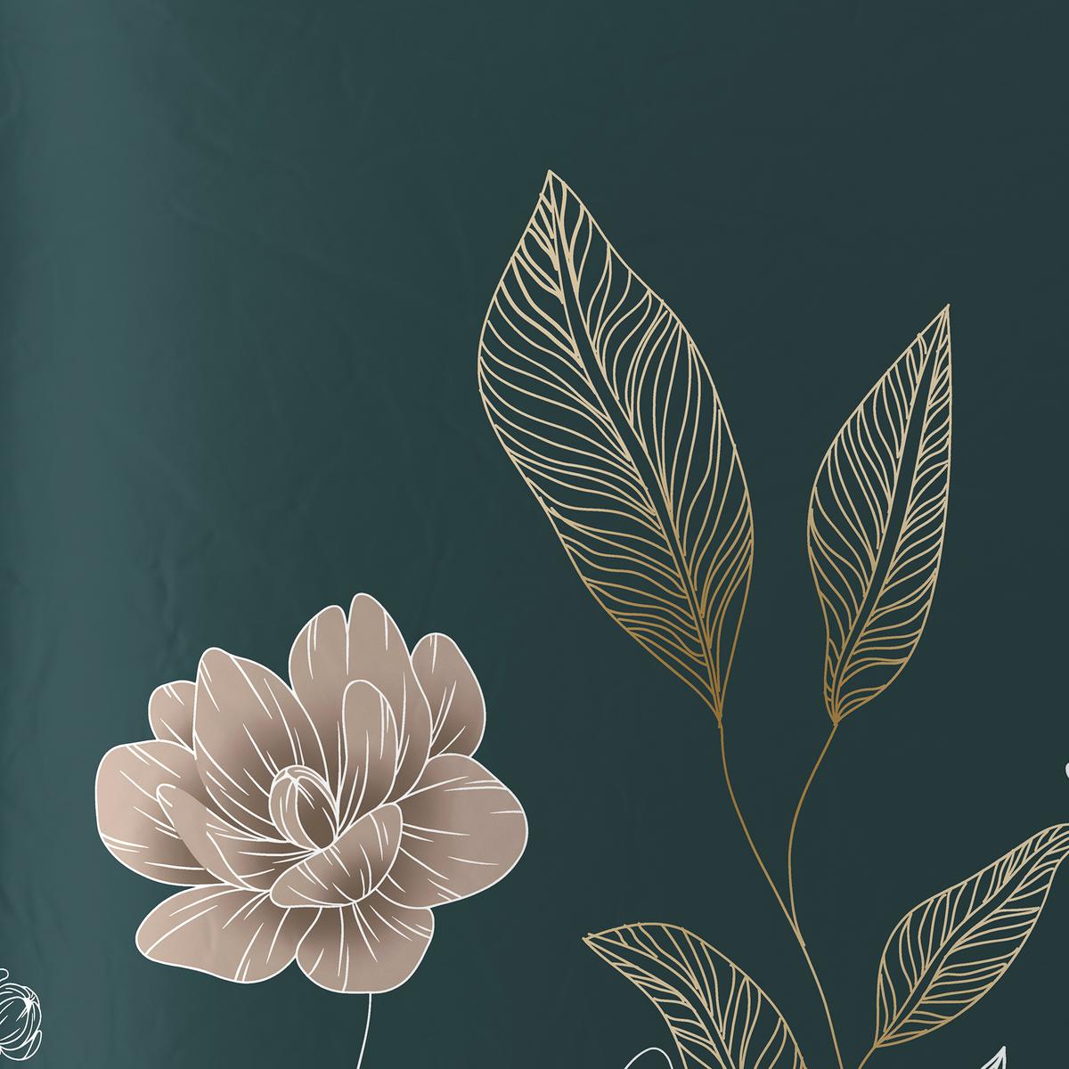 Bettwäsche Nala XXL Grün ca. 200x200cm - Grün, ROMANTIK / LANDHAUS, Textil (200/200cm) - Modern Living