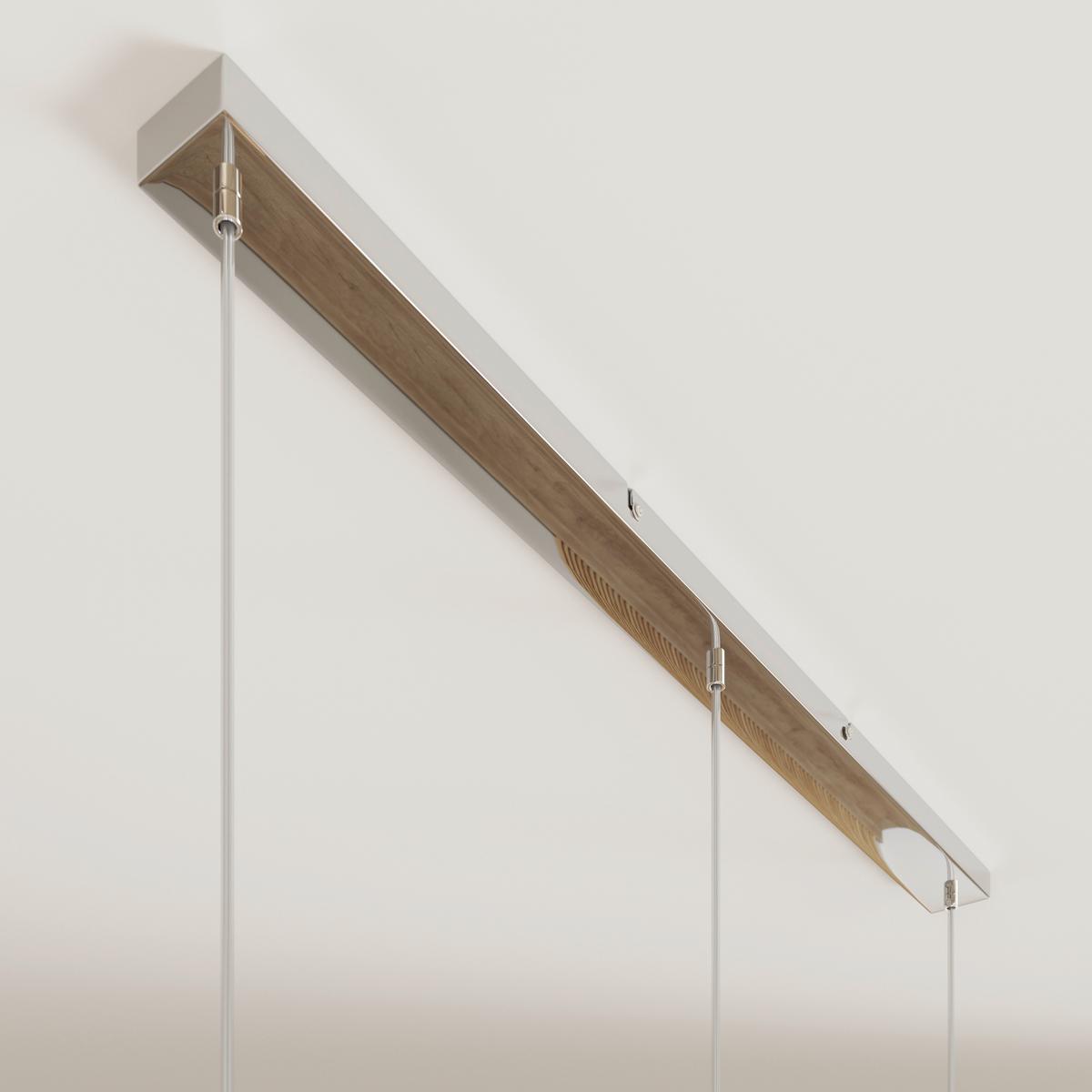 LAMPA WISZĄCA LEONIE *SBN* - opal, Basics, metal/szkło (110/20/150cm) - Novel
