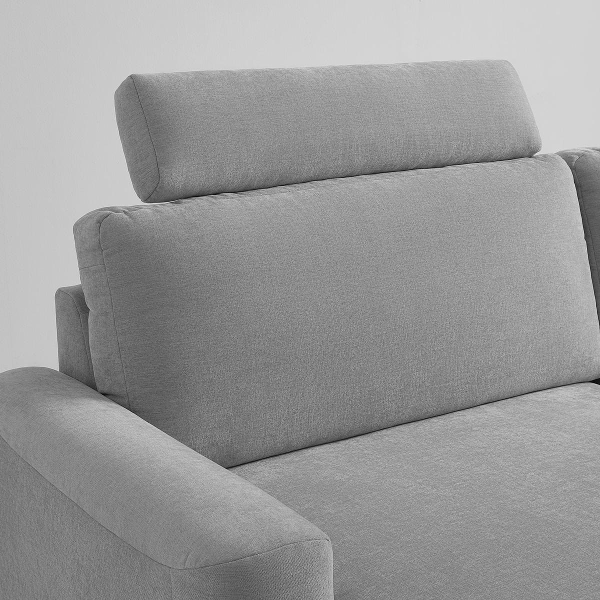 Naslon Za Glavo, Svetlo Sive Barve - siva, Konvencionalno, tekstil (84/21/21cm) - Premium Living