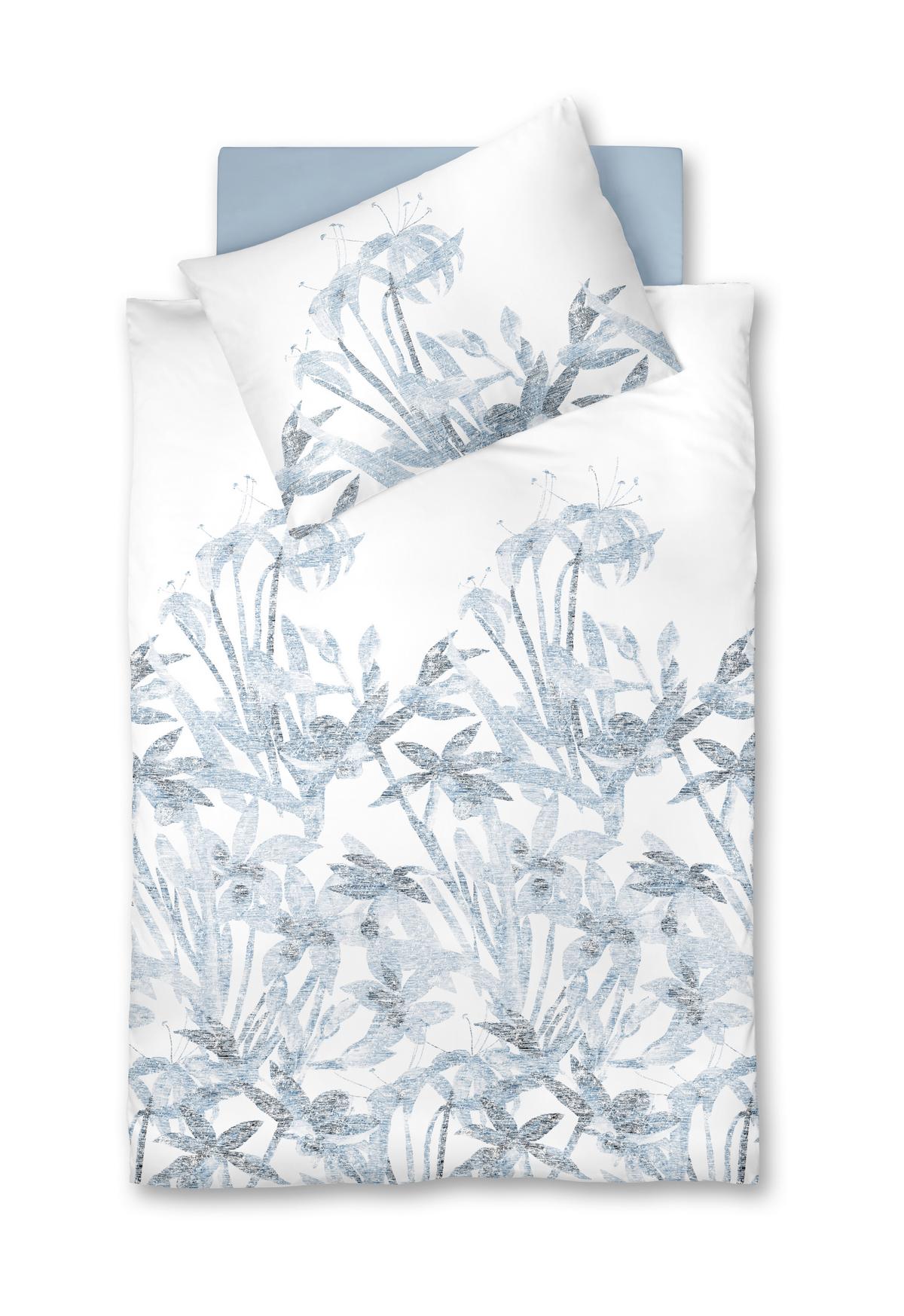 Ágyneműhuzat-garnitúra Provance - világoskék/fehér, textil (140/200cm)