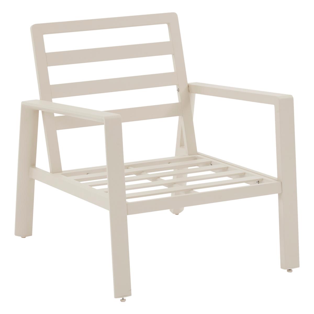 Set grădină Luzane - crem, Basics, metal/textil (291,5/87/152cm)