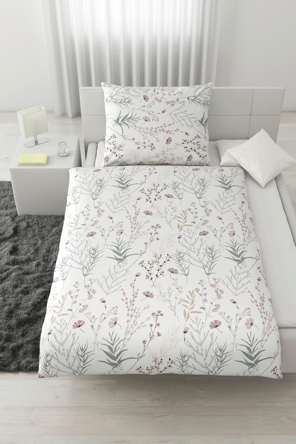 Posteljina Lina 140x200/60x80 Cm - bijela, Konvencionalno, tekstil (140/200cm) - Mömax