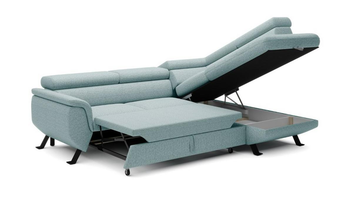 Coltar RAVEN - verde deschis, Modern, textil (257/198cm) - Mömax