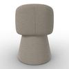 STOL MED ARMSTÖD MAIA - grå, Modern, metall/textil (60/84,5/59cm) - Bessagi Home