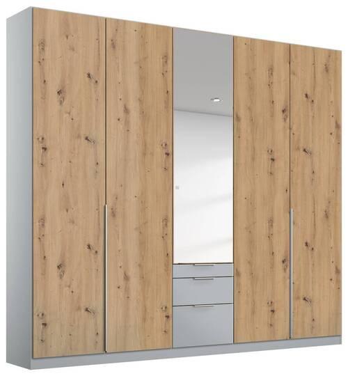 DULAP USI ROTATIVE ALABAMA - argintiu/gri deschis, Modern, material pe bază de lemn (226/229/54cm)