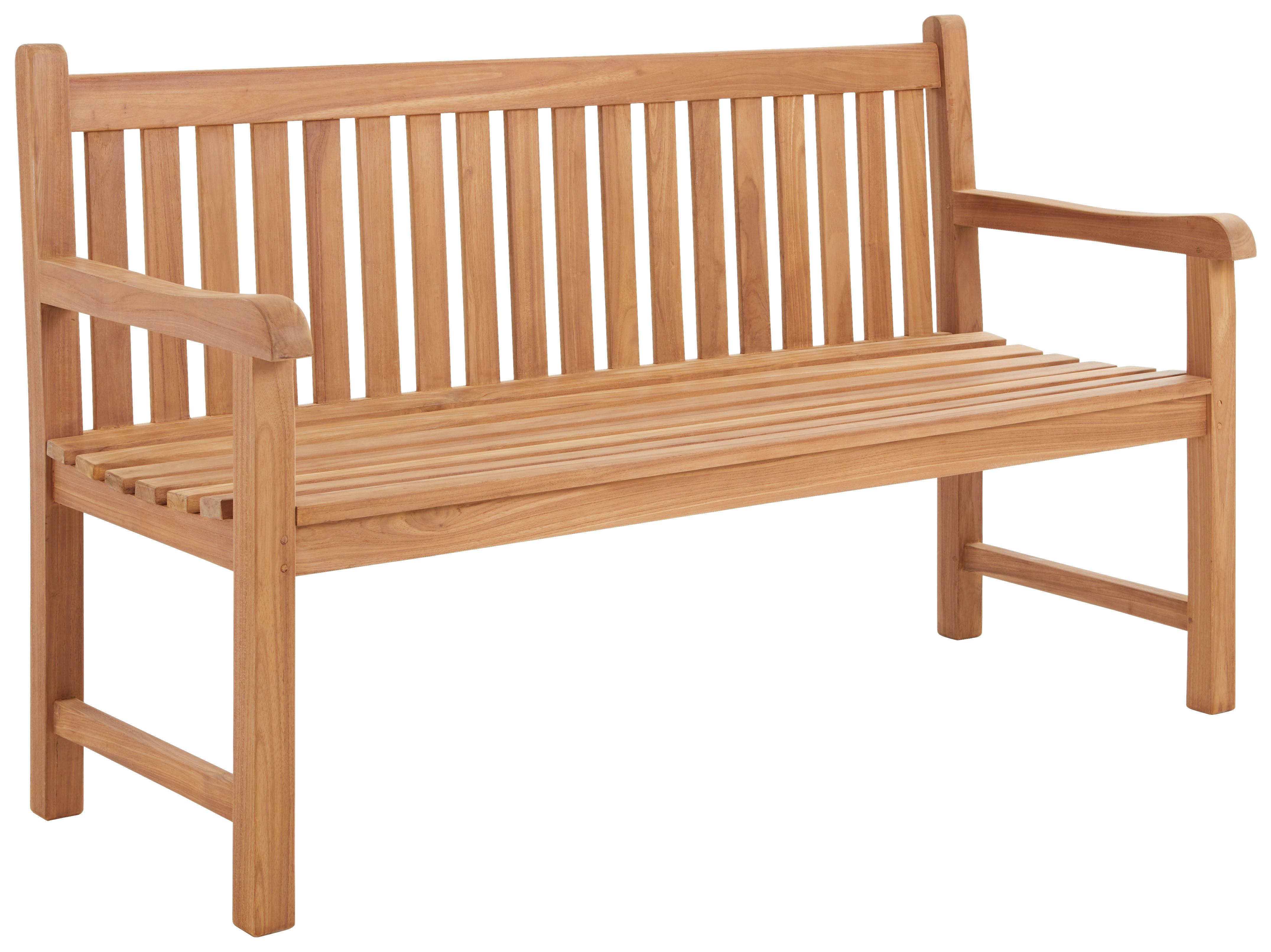 ŁAWKA OGRODOWA SEMERANG - kolor drewna tekowego, Natur, drewno (150/92/55cm) - Ambia Garden