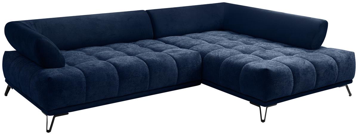 Coltar LARGO N - albastru închis, Modern, textil (262/184cm) - Modern Living