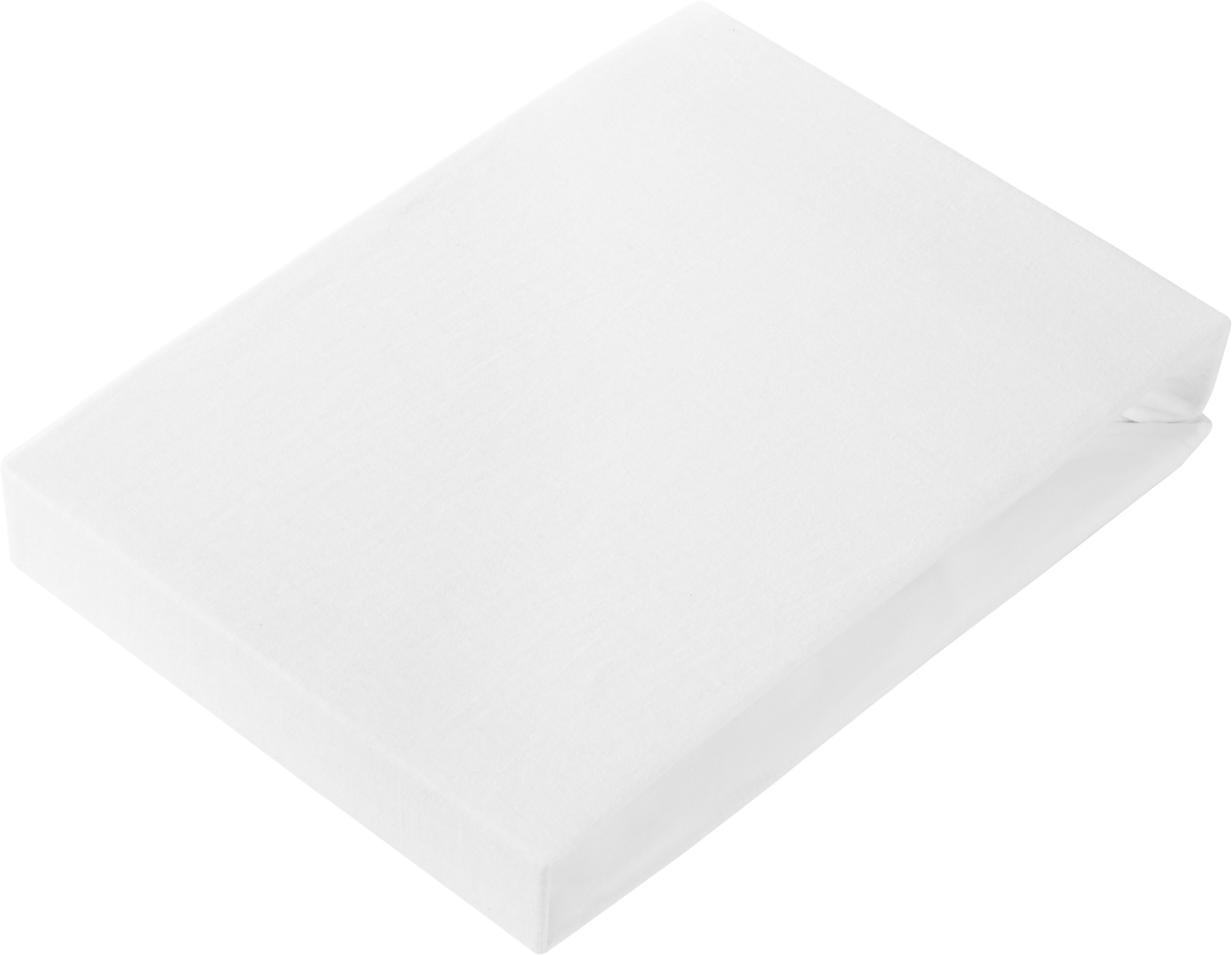 Fixleintuch Basic in Weiß ca. 150x200cm - Weiss, Textil (150/200cm) - Modern Living