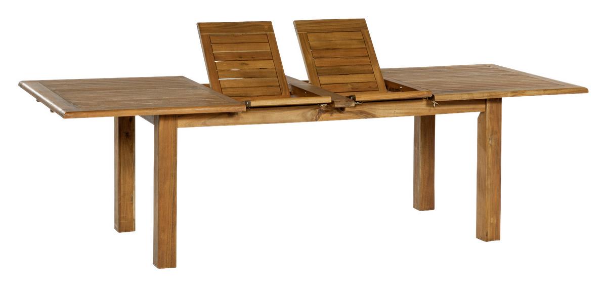 Vrtna Miza Paraiba, 260x75x100cm, Masivno - barve akacije, Romantika, les (180-260/100/75cm) - Gardenson