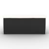 POLSTERBETT FLORA - Creme/Schwarz, MODERN, Holz/Kunststoff (180/200cm) - Bessagi Home