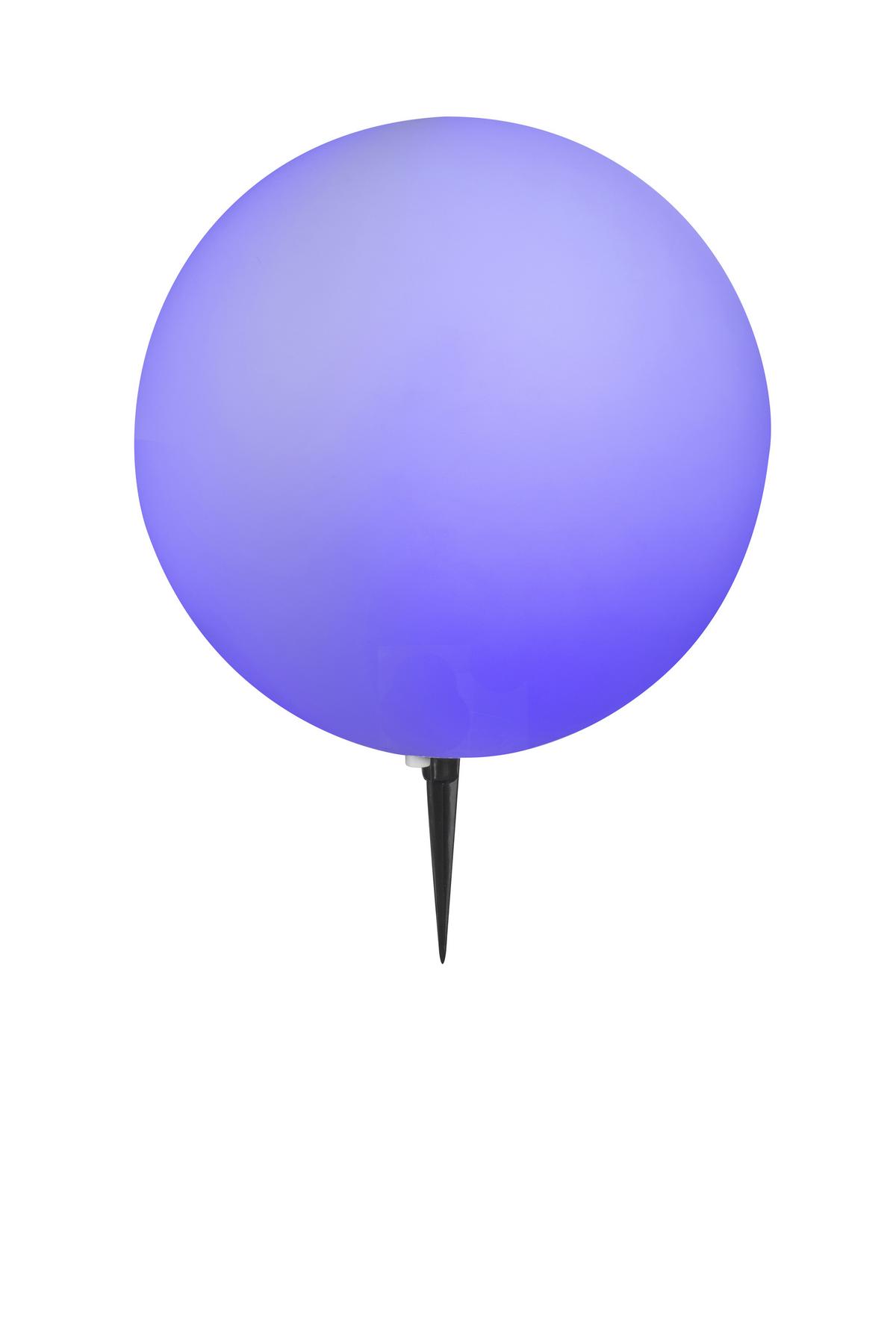 AUSSENSTEHLEUCHTE 31776 TOULA - Weiss/Schwarz, Design, Kunststoff (40/56cm) - Globo