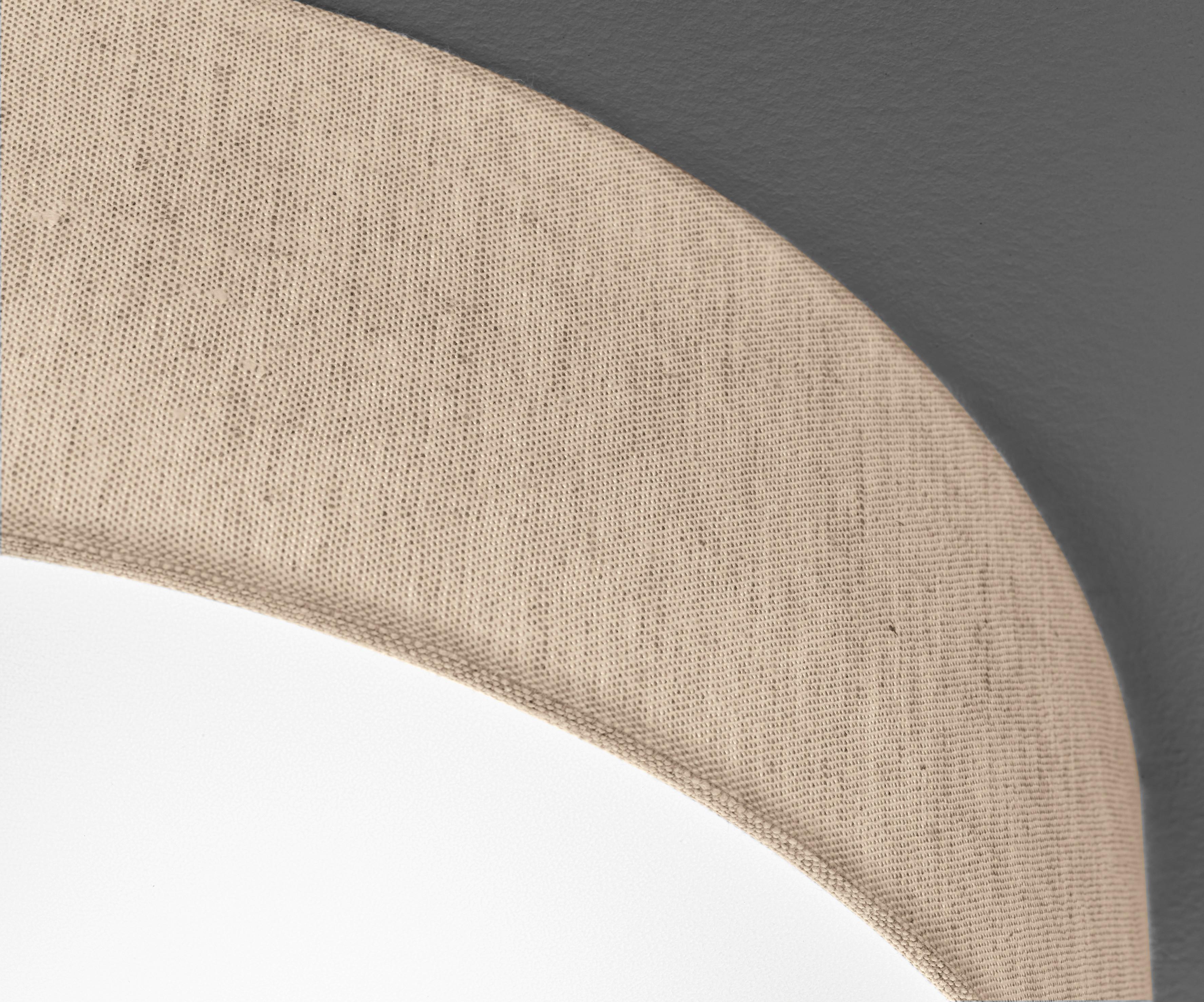 LAMPA SUFITOWA 20913 THOR - kolor piaskowy, Design, tkanina (60/15cm) - Fischer & Honsel