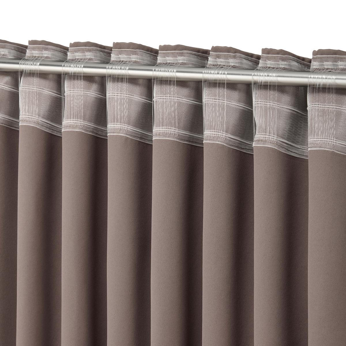 Sötétítőfüggöny 2db-Os Henri 140/245 - barna, textil (135/245cm) - Mömax