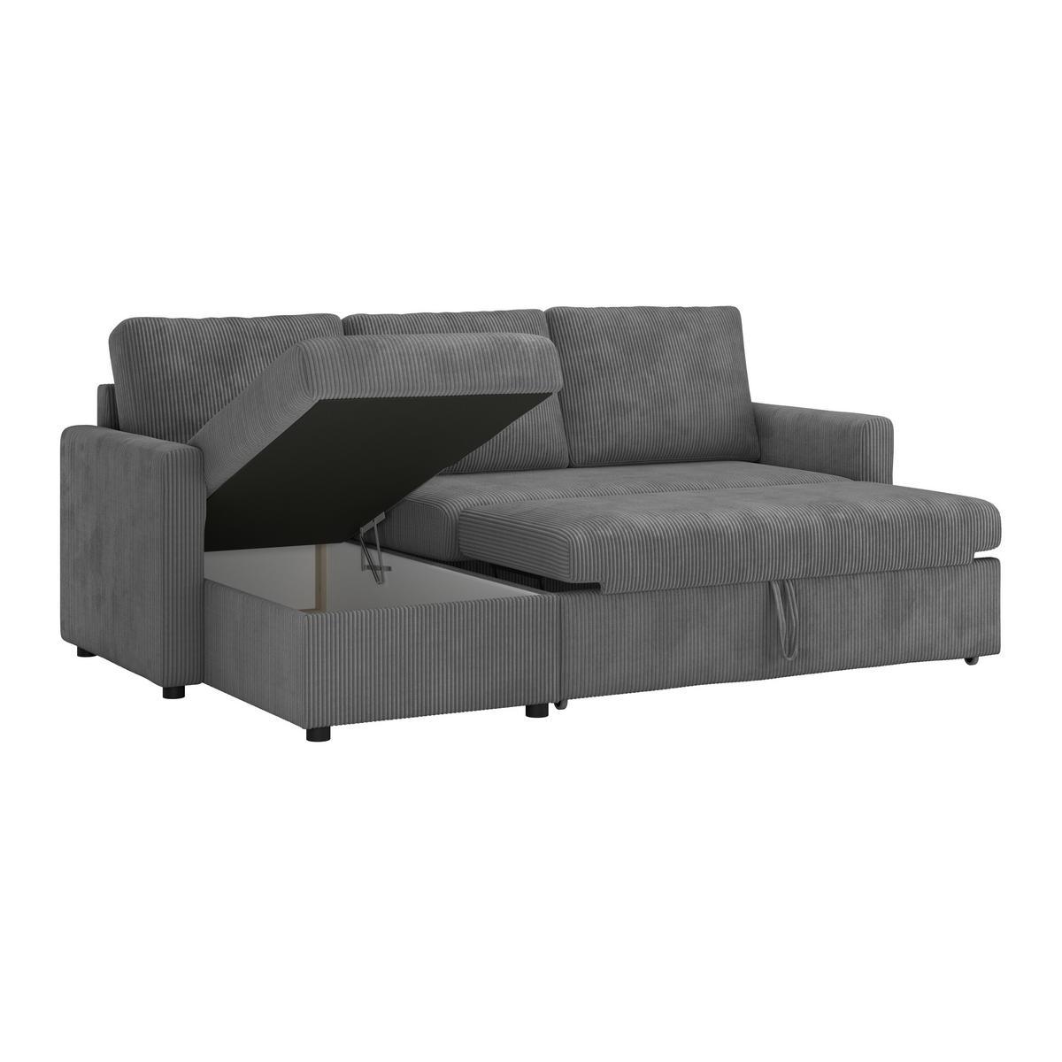 Coltar PARIS - antracit, Basics, lemn/metal (215/145cm)
