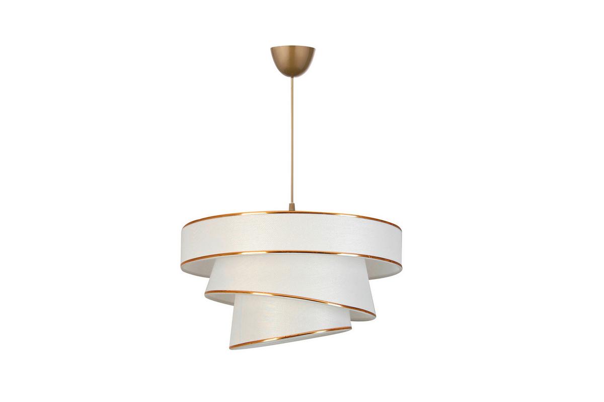 LAMPA WISZĄCA PEGGY - biały, Trend, tworzywo sztuczne/metal (40/125cm) - Novel