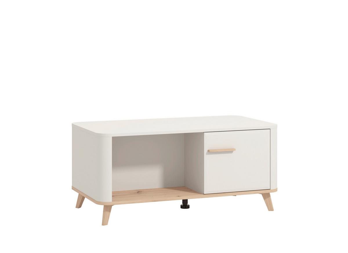 Dohányzóasztal Darwen - kasmírszínű/Artisan tölgy, Modern, faalapú anyag (101/46/54,5cm)