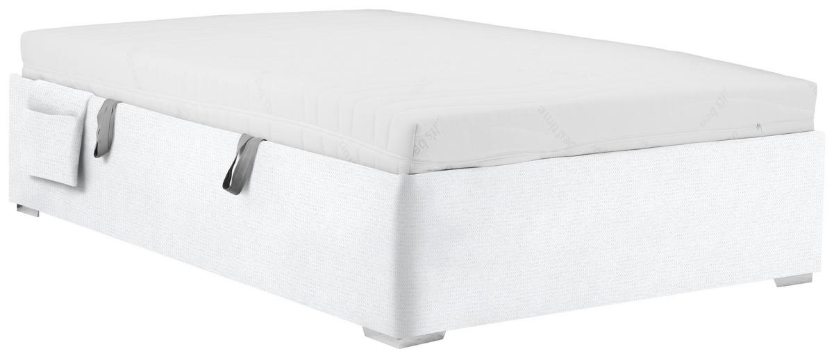 PAT REMI DECOR ALB - alb/culoare natur, Konventionell, lemn/textil (120/200cm) - Mömax