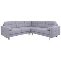 Coltar NORET - gri deschis, Konventionell, textil (242/242cm) - Modern Living