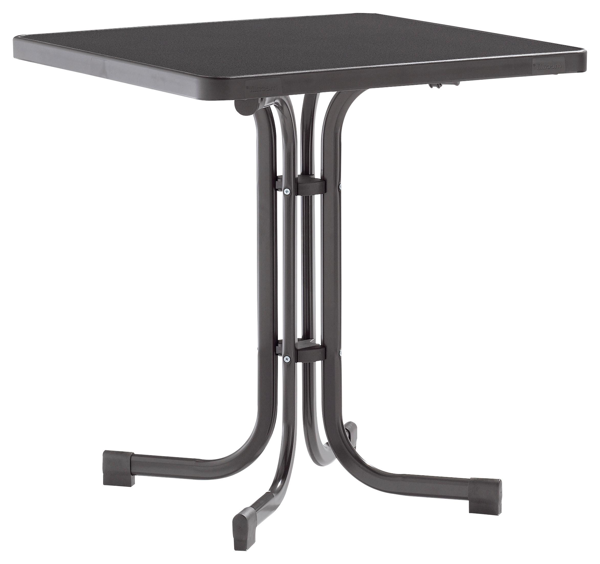 GARTENTISCH 487962 - Grau, MODERN, Holzwerkstoff/Metall (70/70/72cm) - Sieger