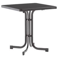 GARTENTISCH 487962 - Grau, MODERN, Holzwerkstoff/Metall (70/70/72cm) - Sieger