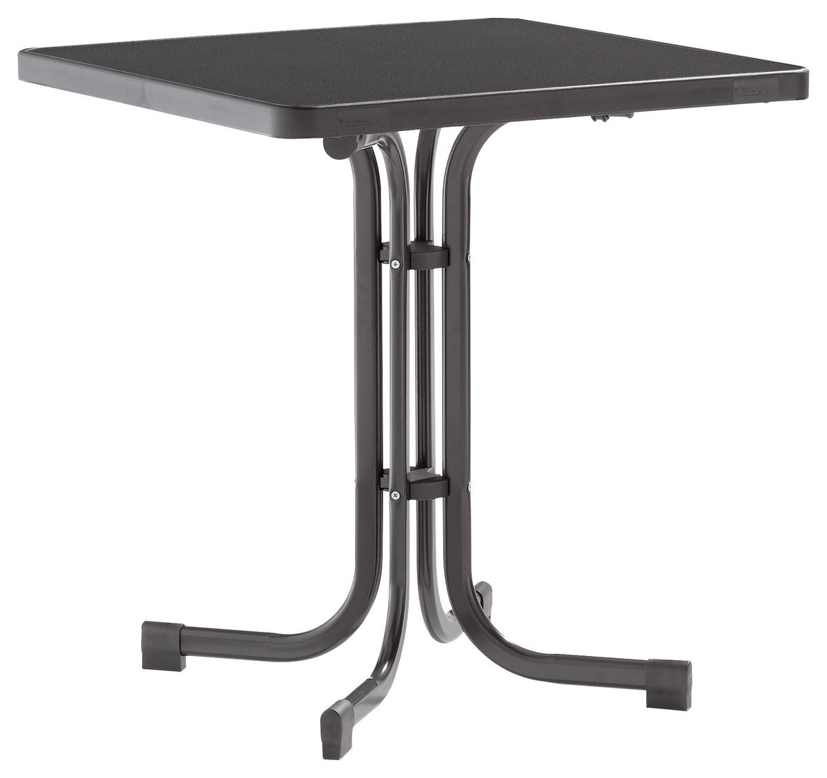 GARTENTISCH 487962 - Grau, MODERN, Holzwerkstoff/Metall (70/70/72cm) - Sieger