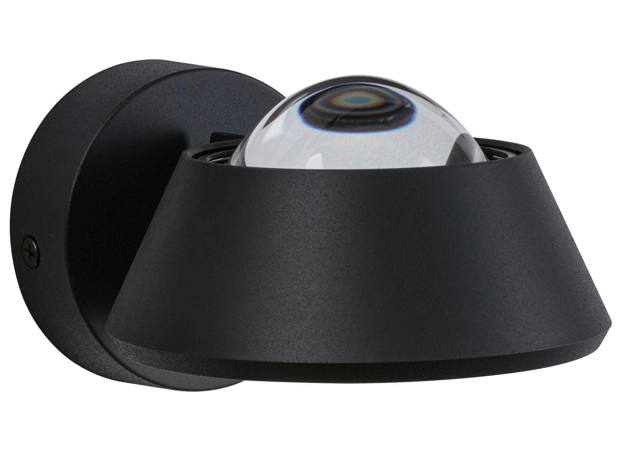 Wandleuchte Sabik in Schwarz max. 13 Watt - Schwarz, Basics, Kunststoff (11,7/8cm) - Paulmann