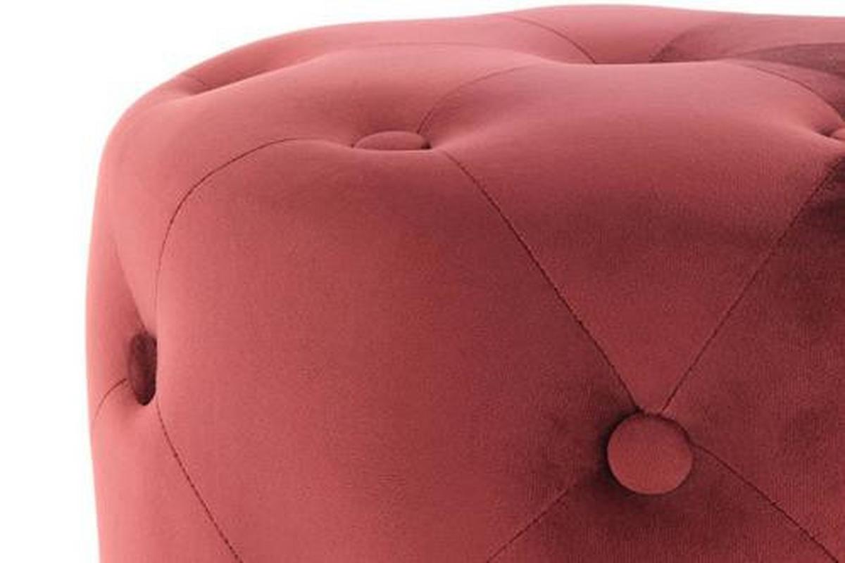 Ülőke Z237i - aranyszínű/bordó, Basics, faalapú anyag/textil (40/40/40cm) - Kayoom