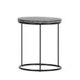 Beistelltisch in Schwarz - Schwarz, MODERN, Stein/Metall (35/40cm) - Premium Living Beistelltisch in Schwarz - Schwarz, MODERN, Stein/Metall (35/40cm) - Premium Living